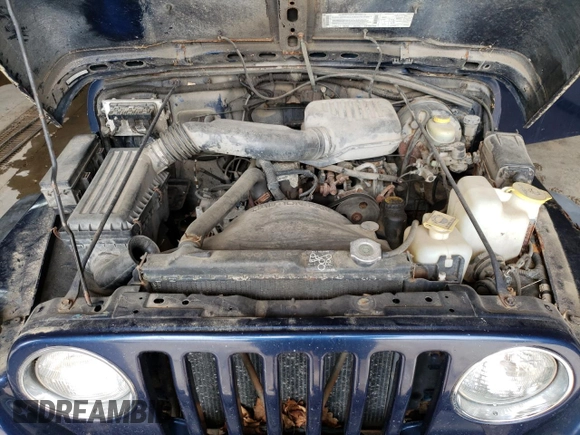 2000 Jeep Wrangler SE with VIN 1J4FA29P1YP739555, listed as a Copart auction lot 58501025 with 128,458 mi miles and Clean title. Bid and sale history available at DreamBid. Image 11.