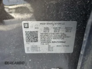 2019 GMC Acadia SLE with VIN 1GKKNSLS2KZ139942, listed as a Copart auction lot 88750095 with 48,946 mi miles and Salvage Title. Bid and sale history available at DreamBid. Image 15.