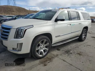 2015 Cadillac Escalade ESV Luxury z VIN 1GYS4SKJ5FR718253, wystawiony jako Copart lot #48767875 z przebiegiem 173 682 mil mil oraz Szkody całkowita. Historia ofert i sprzedaży dostępna na DreamBid. Obrazek 1.