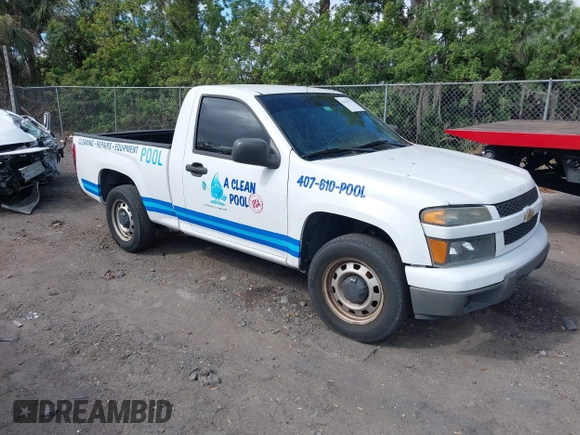 2012 Chevrolet Colorado Work Truck with VIN 1GCCSBF91C8132442, listed as a IAAI auction lot 41636772 with 168,761 mi miles. Bid and sale history available at carsss.com. Image 1.