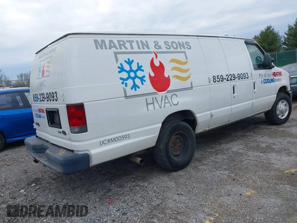 2009 Ford Econoline Cargo with VIN 1FTNS24L59DA67893, listed as a IAAI auction lot 41890311 with 192,903 mi miles and . Bid and sale history available at DreamBid. Image 4.