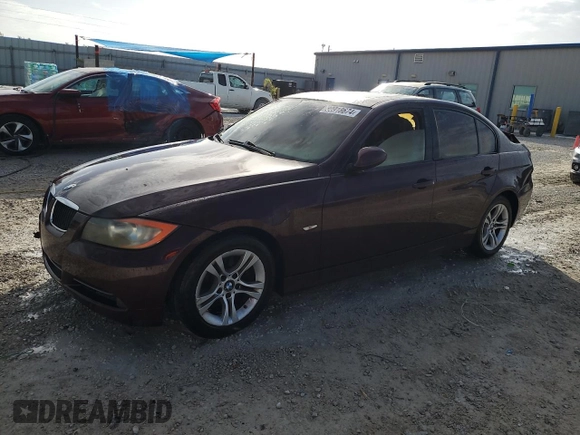 2008 BMW 3 Series 328xi z VIN WBAVC93598K036954, wystawiony jako Copart lot #80918674 z przebiegiem Nie podano mil oraz Nie do naprawy • Non repairable. Historia ofert i sprzedaży dostępna na DreamBid. Obrazek 1.