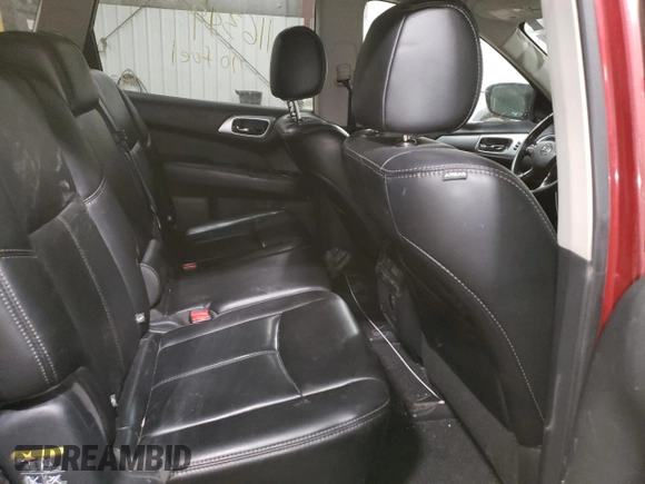 2017 Nissan Pathfinder Platinum with VIN 5N1DR2MM2HC612061, listed as a Copart auction lot 58621965 with 116,349 mi miles and Salvage title. Bid and sale history available at DreamBid. Image 11.