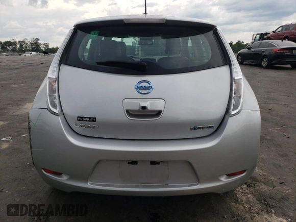 2016 Nissan LEAF S with VIN 1N4BZ0CP1GC311250, listed as a Copart auction lot 63295343 with 43,542 mi miles. Bid and sale history available at carsss.com. Image 6.