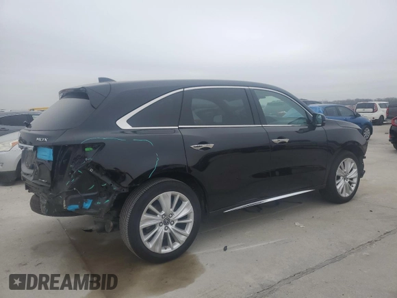 2020 Acura MDX w/Technology Pkg with VIN 5J8YD4H50LL009560, listed as a Copart auction lot 43223575 with 36,447 mi miles and Salvage Title. Bid and sale history available at carsss.com. Image 3.