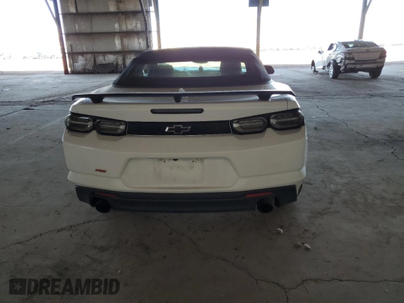 2022 Chevrolet Camaro 1LT with VIN 1G1FB3DS1N0129155, listed as a Copart auction lot 54380425 with 21,079 mi miles and Salvage Title. Bid and sale history available at DreamBid. Image 6.