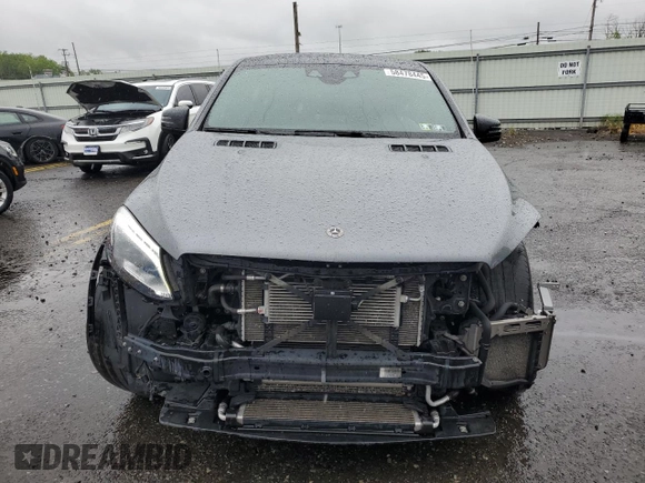2018 Mercedes-Benz GLE 63 S AMG with VIN 4JGED7FB2JA116058, listed as a Copart auction lot 58478445 with 67,749 mi miles and Salvage title. Bid and sale history available at DreamBid. Image 5.