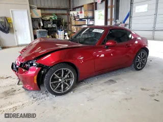 2021 Mazda MX-5 Miata RF Grand Touring with VIN JM1NDAM73M0456104, listed as a Copart auction lot 55529554 with 15,795 mi miles. Bid and sale history available at carsss.com. Image 1.
