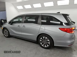 2022 Honda Odyssey EX-L with VIN 5FNRL6H78NB051774, listed as a Copart auction lot 48158075 with 35,280 mi miles and Clean Title. Bid and sale history available at DreamBid. Image 2.