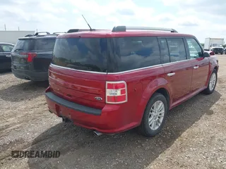 2015 Ford Flex SEL z VIN 2FMGK5C89FBA20824, wystawiony jako IAAI lot #42258527 z przebiegiem 110 020 mil mil oraz . Historia ofert i sprzedaży dostępna na DreamBid. Obrazek 4.