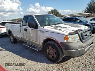 2008 Ford F-150 XL with VIN 1FTVF12548KB82613, listed as a Copart auction lot 44939455 with 281,353 mi miles and Salvage title. Bid and sale history available at DreamBid. Image 4.