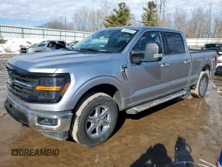 2024 Ford F-150 XLT with VIN 1FTFW3LDXRFB11674, listed as a Copart auction lot 46030915 with 6,225 mi miles and Clean Title. Bid and sale history available at carsss.com. Image 1.