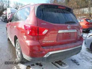 2017 Nissan Pathfinder SV with VIN 5N1DR2MMXHC904184, listed as a IAAI auction lot 41369202 with 85,427 mi miles. Bid and sale history available at carsss.com. Image 12.