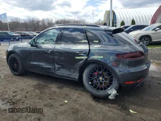 2018 Porsche Macan GTS with VIN WP1AG2A55JLB63859, listed as a Copart auction lot 50305015 with 36,877 mi miles and Salvage Title. Bid and sale history available at DreamBid. Image 2.