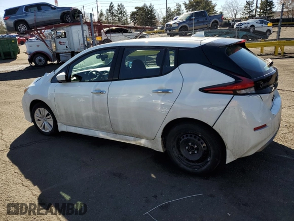 2025 Nissan LEAF S with VIN 1N4AZ1BV0SC557877, listed as a Copart auction lot 46803635 with 5,304 mi miles and Salvage Title. Bid and sale history available at carsss.com. Image 2.