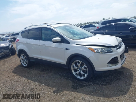 2013 Ford Escape Titanium with VIN 1FMCU0J96DUC24768, listed as a IAAI auction lot 42024198 with 93,080 mi miles. Bid and sale history available at carsss.com. Image 13.