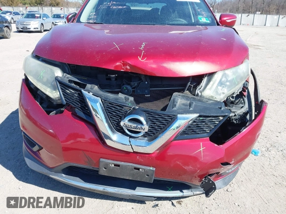 2014 Nissan Rogue S with VIN 5N1AT2MV9EC770681, listed as a IAAI auction lot 41705077 with 169,867 mi miles. Bid and sale history available at carsss.com. Image 6.