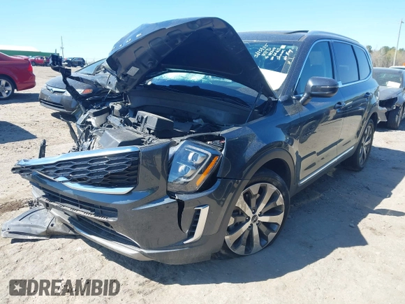 2022 Kia Telluride EX with VIN 5XYP3DHC2NG226263, listed as a IAAI auction lot 41893478 with 57,837 mi miles and . Bid and sale history available at carsss.com. Image 22.