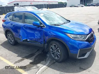 2021 Honda CR-V EX-L z VIN 7FARW1H8XME010553, wystawiony jako IAAI lot #42217191 z przebiegiem 44 079 mil mil oraz . Historia ofert i sprzedaży dostępna na DreamBid. Obrazek 1.