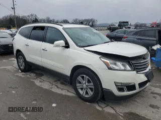 2015 Chevrolet Traverse LT with VIN 1GNKVHKDXFJ226050, listed as a Copart auction lot 87545385 with 129,120 mi miles and Salvage title. Bid and sale history available at DreamBid. Image 4.