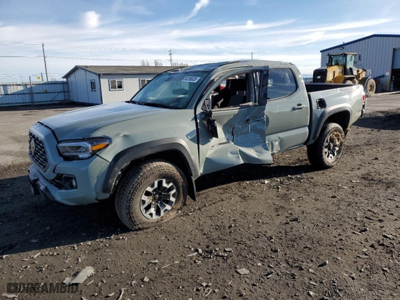 2023 Toyota Tacoma 4WD SR with VIN 3TMCZ5AN4PM607732, listed as a Copart auction lot 50266635 with 13,367 mi miles and Salvage Title. Bid and sale history available at carsss.com. Image 1.