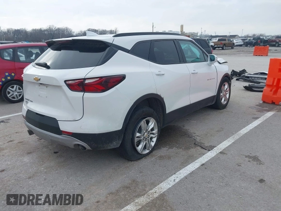 2019 Chevrolet Blazer with VIN 3GNKBGRS7KS647577, listed as a IAAI auction lot 41211185 with 81,889 mi miles and . Bid and sale history available at DreamBid. Image 4.