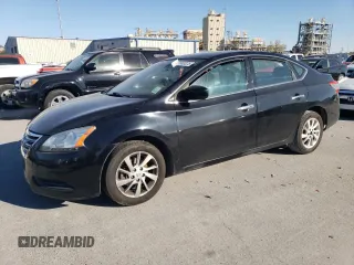 2015 Nissan Sentra SV with VIN 3N1AB7AP3FY324838, listed as a Copart auction lot 49740225 with 145,656 mi miles and Salvage Title. Bid and sale history available at carsss.com. Image 1.