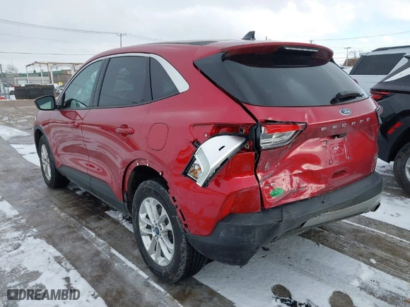2020 Ford Escape SE with VIN 1FMCU9G63LUA50755, listed as a IAAI auction lot 41480558 with 27,540 mi miles. Bid and sale history available at carsss.com. Image 3.