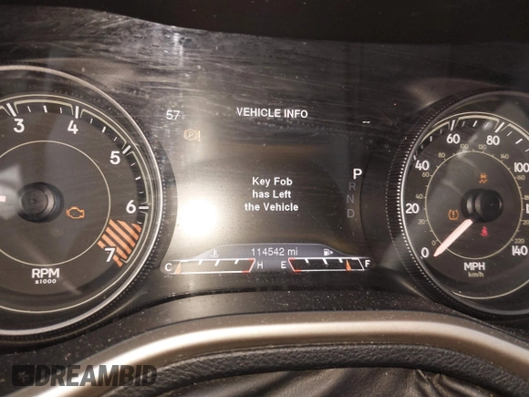 2014 Jeep Cherokee Limited with VIN 1C4PJLDB3EW279196, listed as a IAAI auction lot 41800887 with 114,542 mi miles. Bid and sale history available at carsss.com. Image 15.