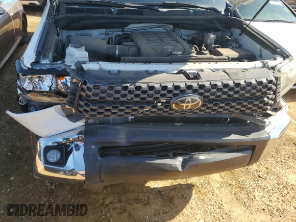 2020 Toyota Tundra 2WD SR5 with VIN 5TFEY5F18LX261514, listed as a Copart auction lot 81671424 with 80,101 mi miles and Salvage Title. Bid and sale history available at carsss.com. Image 11.