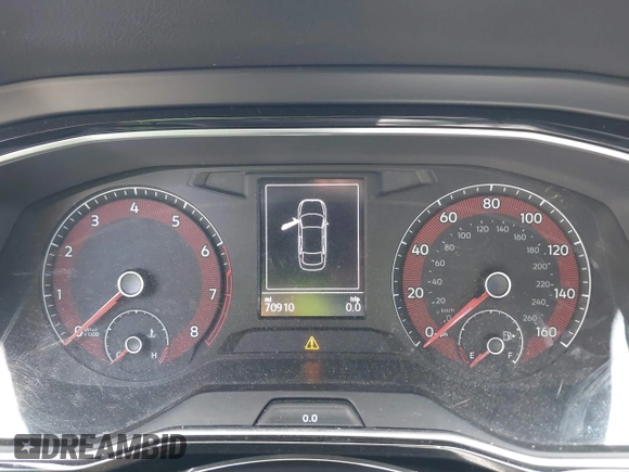 2019 Volkswagen Jetta S z VIN 3VWC57BU1KM116991, wystawiony jako IAAI lot #42377777 z przebiegiem 70 910 mil mil oraz . Historia ofert i sprzedaży dostępna na DreamBid. Obrazek 7.