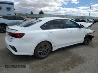 2021 Kia Forte GT-Line with VIN 3KPF34AD8ME423514, listed as a Copart auction lot 48262025 with 63,049 mi miles and Salvage Title. Bid and sale history available at carsss.com. Image 3.