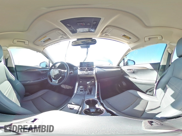 2021 Lexus NX 300 with VIN JTJGARBZ7M2191564, listed as a Copart auction lot 57974155 with 52,499 mi miles and Salvage title. Bid and sale history available at DreamBid. Image 15.
