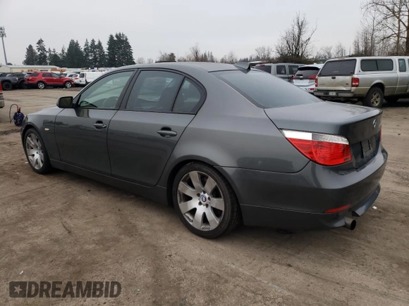 2004 BMW 5 Series 530i with VIN WBANA735X4B813324, listed as a Copart auction lot 88777275 with 142,990 mi miles and Salvage Title. Bid and sale history available at DreamBid. Image 2.