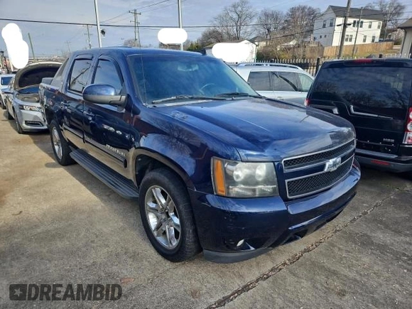 2010 Chevrolet Avalanche LT with VIN 3GNNCFE09AG124832, listed as a Copart auction lot 86728894 with 136,595 mi miles and Clean Title. Bid and sale history available at carsss.com. Image 1.