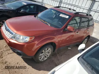 2011 Subaru Forester 2.5X Premium with VIN JF2SHBDC1BH733293, listed as a Copart auction lot 52032645 with 66,446 mi miles and Salvage Title. Bid and sale history available at carsss.com. Image 1.