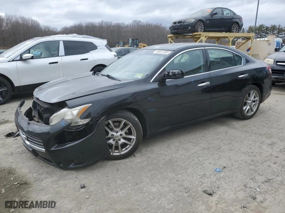 2011 Nissan Maxima 3.5 SV w/Sport Pkg with VIN 1N4AA5AP8BC819100, listed as a Copart auction lot 48051305 with 144,353 mi miles and Salvage Title. Bid and sale history available at carsss.com. Image 1.