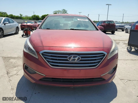 2016 Hyundai Sonata 2.4L SE with VIN 5NPE24AF2GH375508, listed as a Copart auction lot 53429085 with 163,975 mi miles and Clean Title. Bid and sale history available at carsss.com. Image 5.