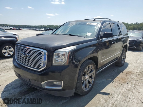 2015 GMC Yukon Denali with VIN 1GKS1CKJ6FR282196, listed as a Copart auction lot 66507573 with 194,391 mi miles. Bid and sale history available at carsss.com. Image 1.