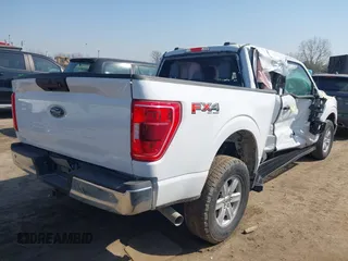 2023 Ford F-150 XL with VIN 1FTFW1E5XPKE18681, listed as a IAAI auction lot 41756786 with 40,101 mi miles. Bid and sale history available at carsss.com. Image 4.
