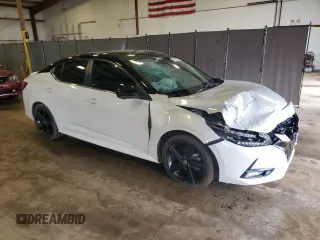 2022 Nissan Sentra SR with VIN 3N1AB8DV0NY311172, listed as a Copart auction lot 51752235 with 21,235 mi miles and Salvage Title. Bid and sale history available at carsss.com. Image 4.