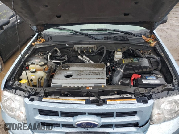 2009 Ford Escape Hybrid with VIN 1FMCU59339KC35405, listed as a Copart auction lot 48243825 with 72,393 mi miles and Salvage title. Bid and sale history available at DreamBid. Image 12.