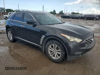 2009 Infiniti FX35 with VIN JNRAS18U39M104502, listed as a Copart auction lot 77545084 with 103,278 mi miles and Salvage Title. Bid and sale history available at carsss.com. Image 4.