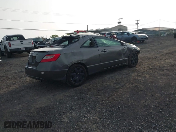 2009 Honda Civic Cpe LX with VIN 2HGFG12649H525893, listed as a IAAI auction lot 41562520 with 265,157 mi miles. Bid and sale history available at carsss.com. Image 4.