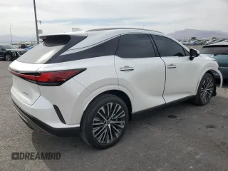 2024 Lexus RX 350 with VIN JTJCHMAAXR2015902, listed as a Copart auction lot 50845955 with 9,480 mi miles and Salvage title. Bid and sale history available at DreamBid. Image 3.