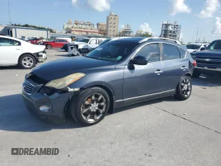 2008 Infiniti EX Journey with VIN JNKAJ09EX8M302799, listed as a Copart auction lot 63910285 with Not provided miles and Salvage title. Bid and sale history available at DreamBid. Image 1.