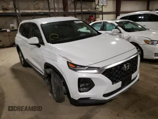 2019 Hyundai Santa Fe SE with VIN 5NMS2CAD4KH080458, listed as a Copart auction lot 64786912 with 43,874 mi miles. Bid and sale history available at carsss.com. Image 1.