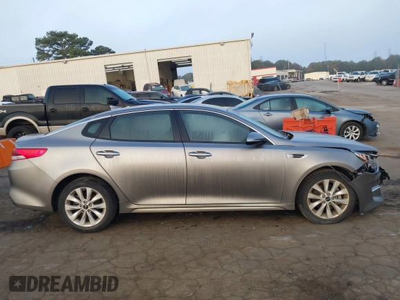 2018 Kia Optima LX with VIN 5XXGT4L39JG269147, listed as a IAAI auction lot 40743582 with 95,283 mi miles and . Bid and sale history available at DreamBid. Image 13.
