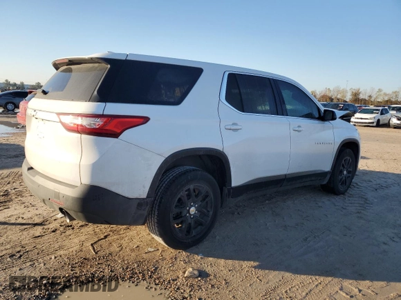 2018 Chevrolet Traverse LS with VIN 1GNERLKW0JJ207571, listed as a Copart auction lot 86076374 with 119,450 mi miles and Salvage Title. Bid and sale history available at carsss.com. Image 3.