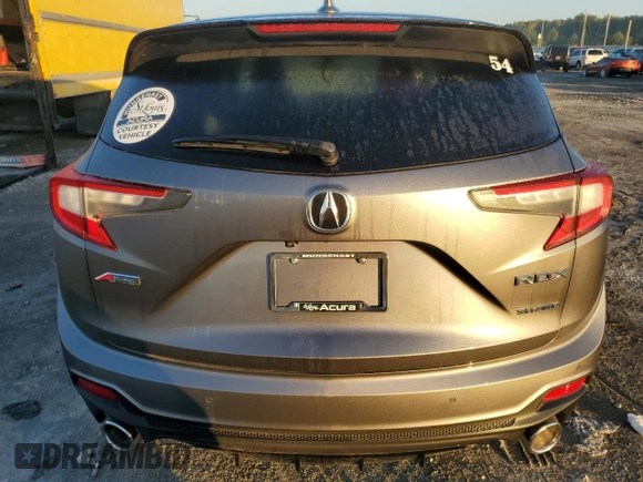 2023 Acura RDX w/A-Spec Advance Package with VIN 5J8TC2H83PL002927, listed as a Copart auction lot 69613753 with 2,198 mi miles. Bid and sale history available at carsss.com. Image 6.